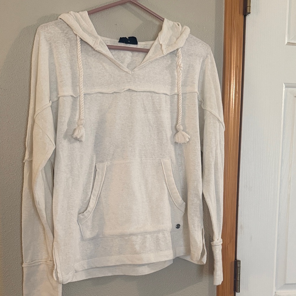 Roxy Cream Hoodie Sweatshirt